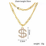Dây chuyền hình chữ S phong cách Hip-Hop