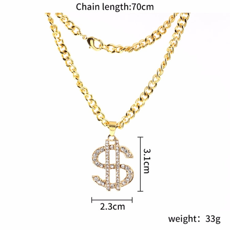 Dây chuyền hình chữ S phong cách Hip-Hop