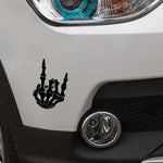 10 PCS QYPF Skull Finger Pattern Car Sticker Vinyl Decoration, Size: 13x18cm, Skull Finger