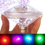 Đèn tắm thời trang trình diễn ánh sáng IP67 chống nước dưới nước LED RGB đổi màu phát sáng với 7 chế độ