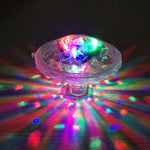 Đèn tắm thời trang trình diễn ánh sáng IP67 chống nước dưới nước LED RGB đổi màu phát sáng với 7 chế độ