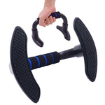 Giá đỡ chống đẩy hình chữ H với ống bọc mút xốp gia đình, Đỏ, Xanh dương