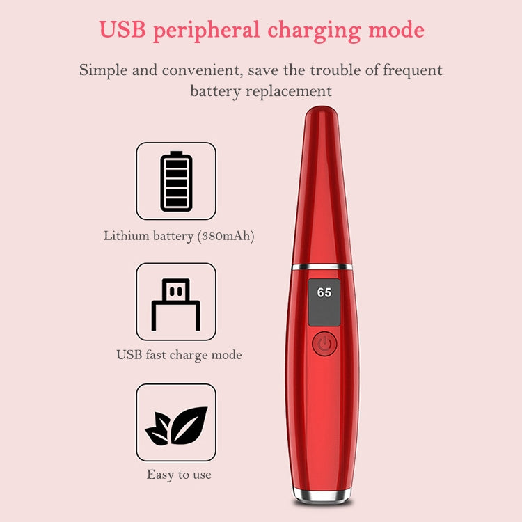 Máy Uốn Mi Điện Dụng Cụ Làm Đẹp Sạc, 380mAh (Đỏ), 380mAh (Trắng)