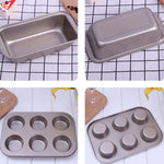 Bộ khuôn làm bánh 5 trong 1, dụng cụ làm bánh pizza, bánh ngọt, bánh quy, bánh mì tại nhà, bộ dụng cụ làm bánh 5 trong 1