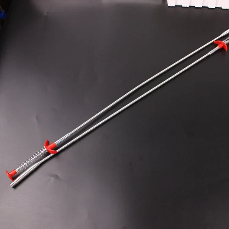 Bàn chải dây kim loại cầm tay làm sạch bồn rửa bếp, thiết bị thông cống, 60cm