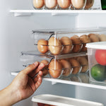 Hộp đựng thực phẩm tủ lạnh nhà bếp có nắp, hộp đựng trứng 14 ngăn