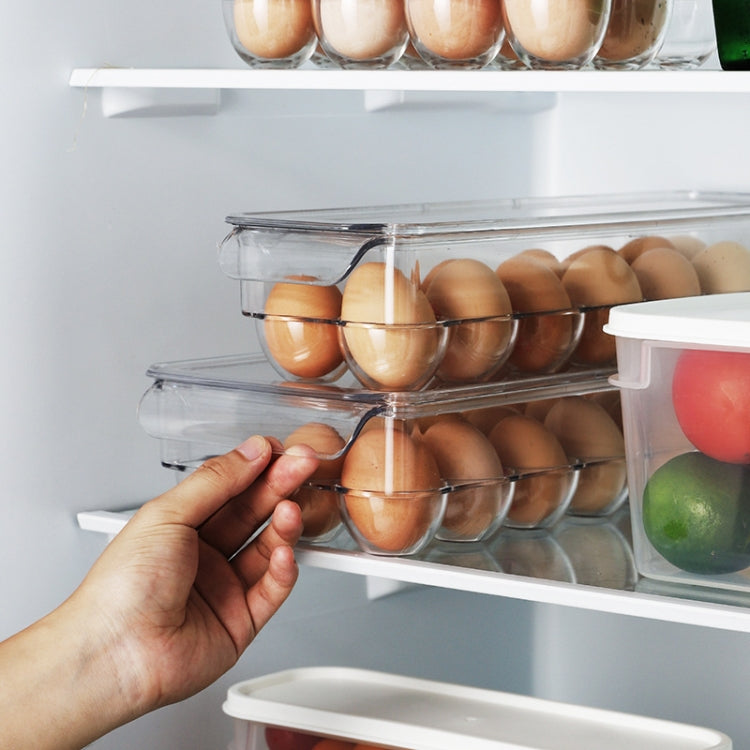 Hộp đựng thực phẩm tủ lạnh nhà bếp có nắp, hộp đựng trứng 14 ngăn
