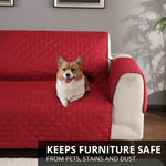 Bọc ghế sofa có thể giặt máy hai mặt, chống trượt, thảm bảo vệ ghế sofa ngả cho chó mèo, kích thước 55x196cm, 130x196cm, 190x196cm
