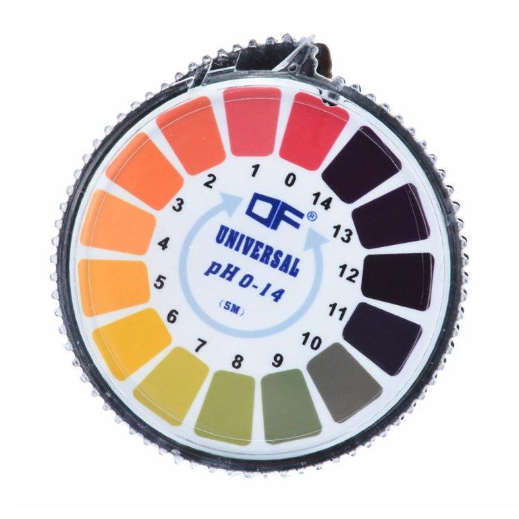 Giấy thử pH 0-14 dài 5 mét, giấy chỉ thị axit kiềm dùng để kiểm tra nước, nước tiểu, nước bọt, bộ dụng cụ phân tích đo quỳ tím