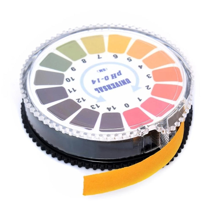 Giấy thử pH 0-14 dài 5 mét, giấy chỉ thị axit kiềm dùng để kiểm tra nước, nước tiểu, nước bọt, bộ dụng cụ phân tích đo quỳ tím