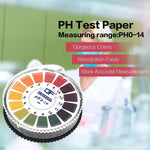 Giấy thử pH 0-14 dài 5 mét, giấy chỉ thị axit kiềm dùng để kiểm tra nước, nước tiểu, nước bọt, bộ dụng cụ phân tích đo quỳ tím