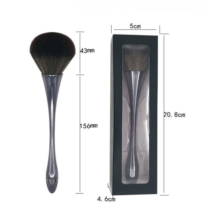 Bàn chải làm sạch bụi móng tay, dụng cụ tẩy nhũ móng tay, bột gel UV, cọ móng acrylic, dụng cụ làm móng, màu vàng hồng, lông màu vàng hồng, đỏ, hồng eo nhỏ, eo nhỏ màu đen, màu chuyển sắc