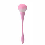 Bàn chải làm sạch bụi móng tay, dụng cụ tẩy nhũ móng tay, bột gel UV, cọ móng acrylic, dụng cụ làm móng, màu vàng hồng, lông màu vàng hồng, đỏ, hồng eo nhỏ, eo nhỏ màu đen, màu chuyển sắc
