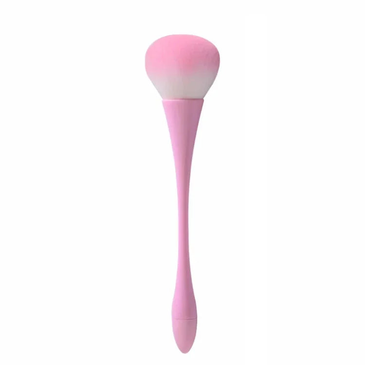 Bàn chải làm sạch bụi móng tay, dụng cụ tẩy nhũ móng tay, bột gel UV, cọ móng acrylic, dụng cụ làm móng, màu vàng hồng, lông màu vàng hồng, đỏ, hồng eo nhỏ, eo nhỏ màu đen, màu chuyển sắc