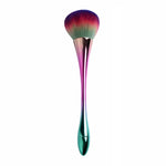 Bàn chải làm sạch bụi móng tay, dụng cụ tẩy nhũ móng tay, bột gel UV, cọ móng acrylic, dụng cụ làm móng, màu vàng hồng, lông màu vàng hồng, đỏ, hồng eo nhỏ, eo nhỏ màu đen, màu chuyển sắc