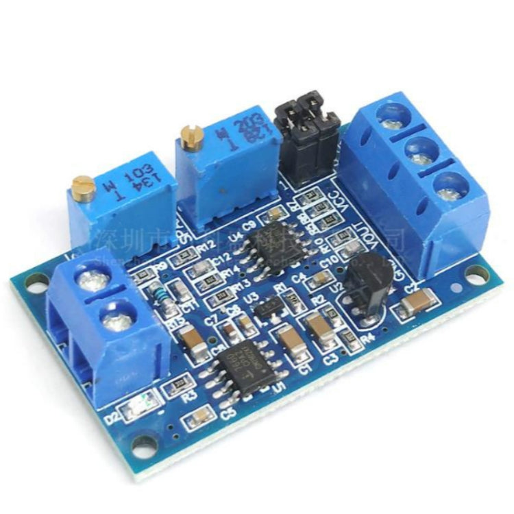 Current to Voltage Module 0 / 4-20mA to 0-3.3V5V10V Voltage Transmitter Signal Conversion Conditioning Adapter, 0 / 4-20mA to 0-3.3V5V10V