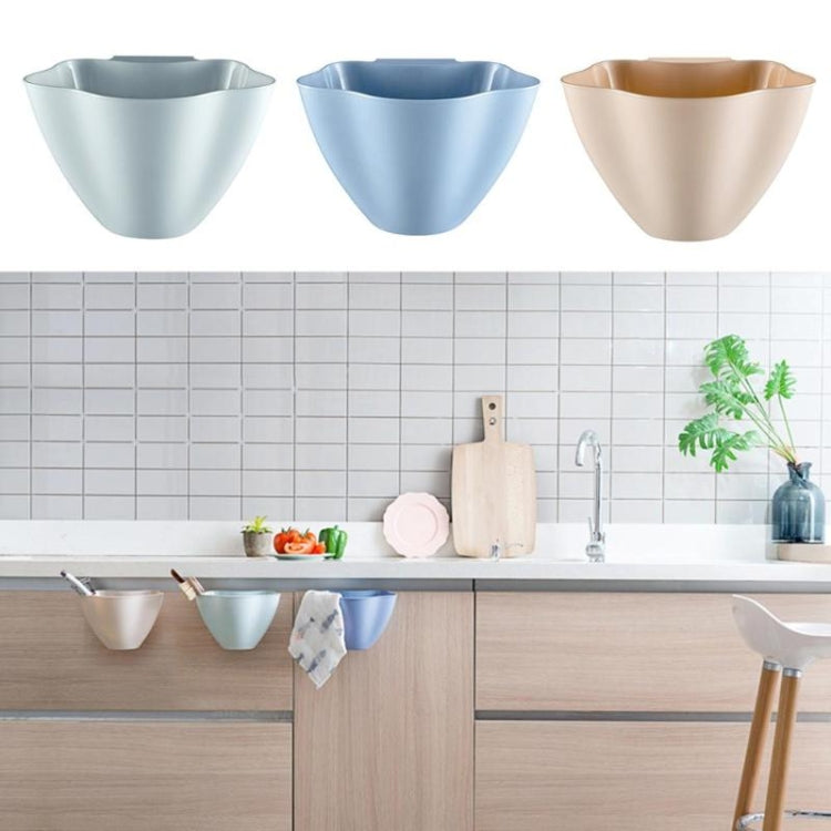 Giá treo thùng rác cửa tủ bếp, thùng rác treo cửa tủ, màu xám, xanh dương, hồng