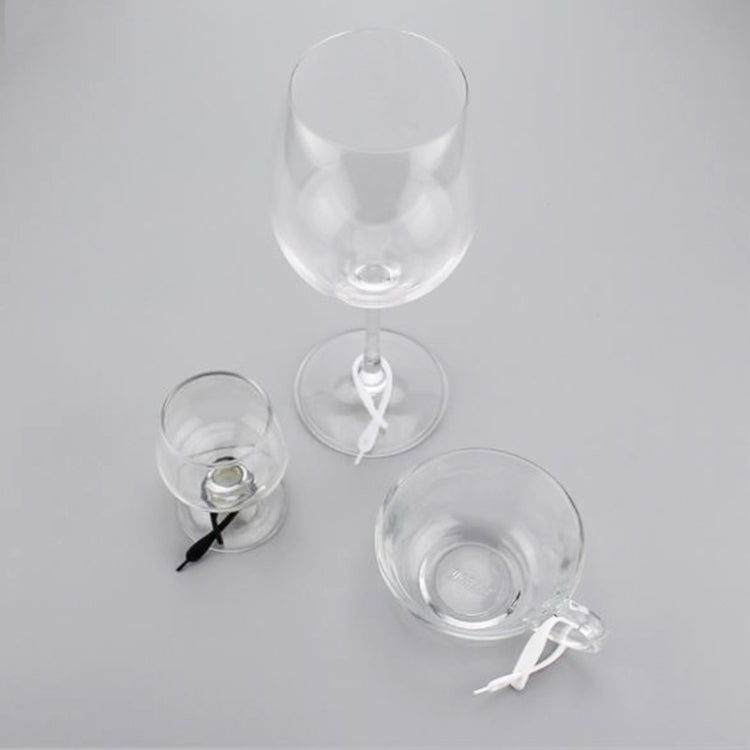 Bộ 12 Chiếc Dấu Nhận Biết Ly Rượu Sáng Tạo Bằng Silicone, Dây Thừng