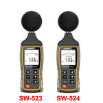 Máy đo độ ồn cầm tay độ chính xác cao SNDWAY, SW523, SW524 (lưu trữ + giao tiếp USB)