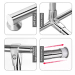 Giá phơi đồ kéo dài 120-200cm, giá để đồ ngoài ban công, giá treo inox, thanh đơn phơi quần áo, 120-200cm