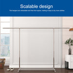 Giá phơi đồ kéo dài 120-200cm, giá để đồ ngoài ban công, giá treo inox, thanh đơn phơi quần áo, 120-200cm