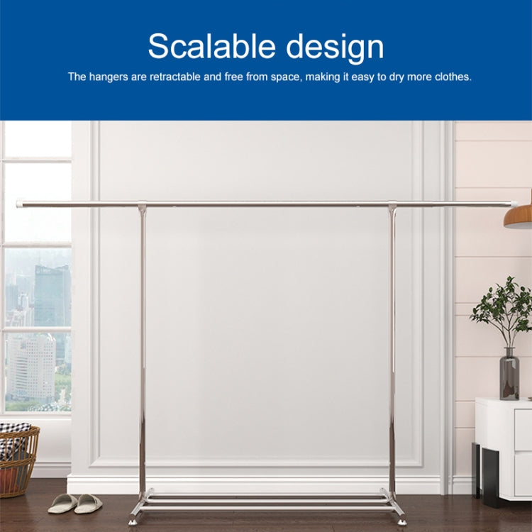 Giá phơi đồ kéo dài 120-200cm, giá để đồ ngoài ban công, giá treo inox, thanh đơn phơi quần áo, 120-200cm