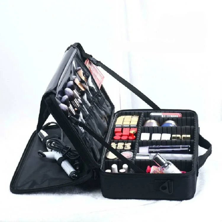 Makeup Bag Embroidery Manicure Portable Clapboard Toolbox, Large