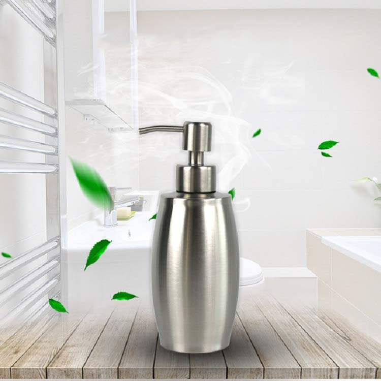 Bình đựng nước rửa tay inox hình bầu dục, SH158