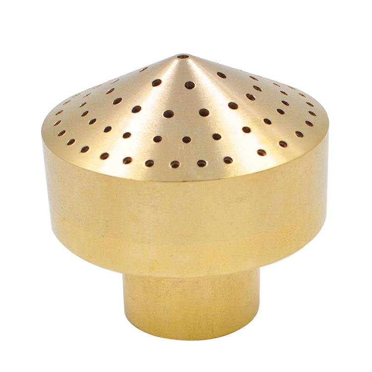 Đầu Phun Nước Lớp Pháo Hoa Bằng Đồng Nguyên Chất Cho Đài Phun Cảnh Quan, 4 Điểm, 6 Điểm, 1 Inch, 1.5 Inch