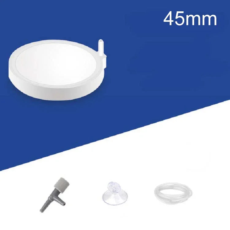 Đĩa đá khí nano bể cá tạo bọt oxy, 45mm, 50mm, 100mm, 150mm, 200mm
