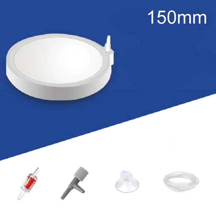 Đĩa đá khí nano bể cá tạo bọt oxy, 45mm, 50mm, 100mm, 150mm, 200mm