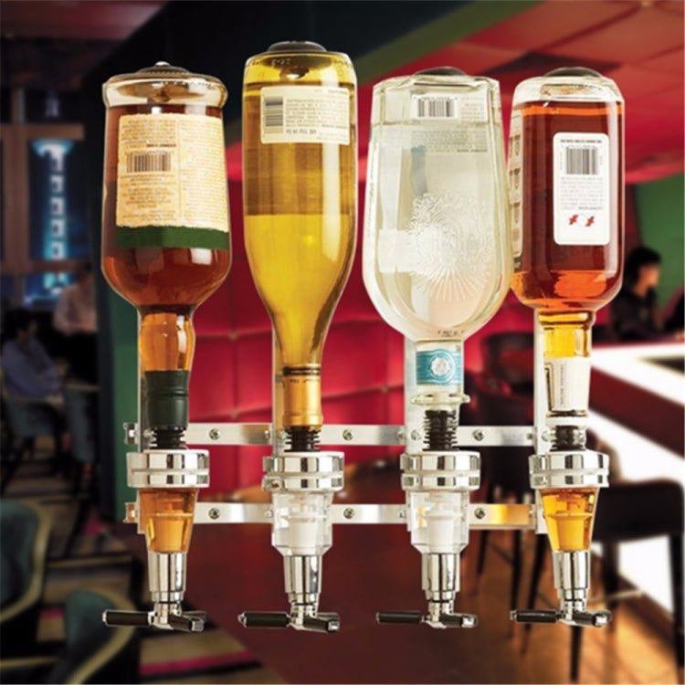Bình định lượng gắn tường bằng hợp kim nhôm cho bartender pha chế cocktail, đầu rót rượu, định lượng 30 ml