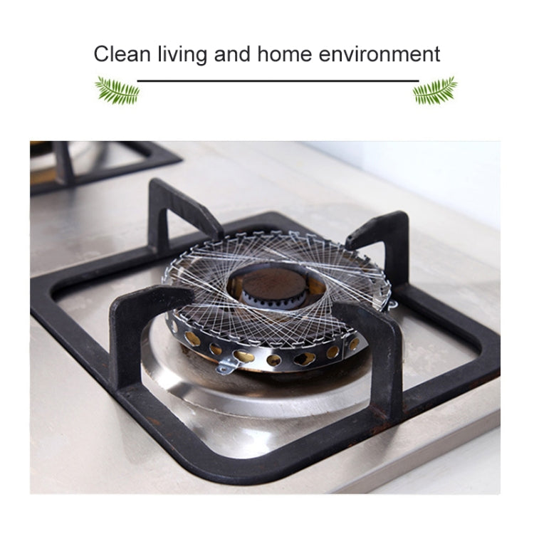 2 Chiếc Vòng Gas Bằng Thép Không Gỉ Cho Bếp Gas Chống Cháy Chống Gió Tiết Kiệm Năng Lượng, Vòng Gas Thép