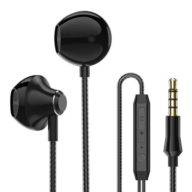 Tai nghe PTM D31 Stereo Bass có mic, tai nghe thể thao chơi game rảnh tay cho điện thoại di động Samsung Xiaomi