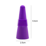 Nút bịt chai rượu bằng silicone an toàn thực phẩm, sáng tạo bảo quản, nút bịt chai bảo quản (tím), nút bịt chai bảo quản (đỏ), nút bịt chai bảo quản (xanh dương), nút bịt chai bảo quản (xanh lá)