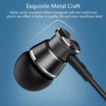 Tai nghe Langsdom M305 Bass cho điện thoại 3.5mm, tai nghe kim loại nhét tai có mic HD, tai nghe earbuds cho Xiaomi iPhone Samsung