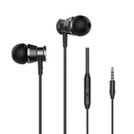 Tai nghe Langsdom M305 Bass cho điện thoại 3.5mm, tai nghe kim loại nhét tai có mic HD, tai nghe earbuds cho Xiaomi iPhone Samsung