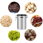 Hộp Đựng Cà Phê Thép Không Gỉ, Hộp Đựng Trà Nhà Bếp Màu Đen, Hộp Đựng Cà Phê Trà, Dụng Cụ Trà Cà Phê