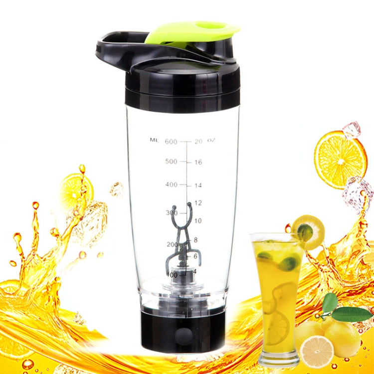 Bình nước trộn 600ML cầm tay, máy pha protein tự động, cốc cà phê sữa sáng tạo điện