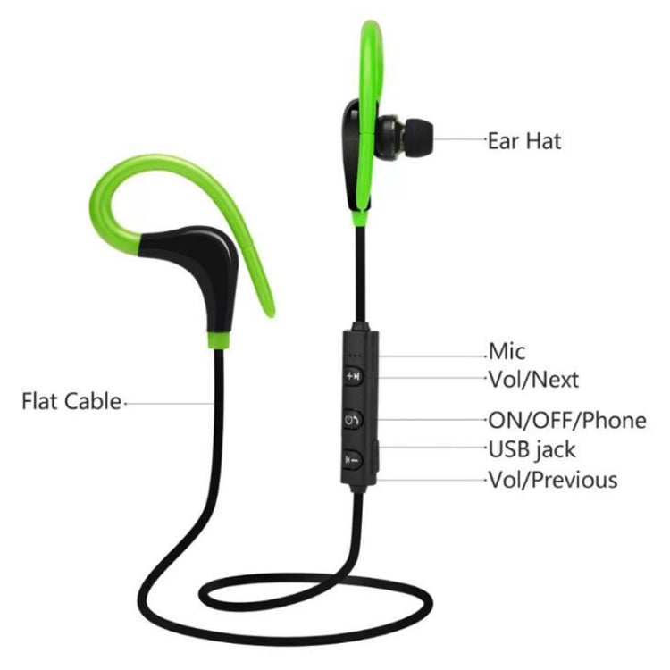 Tai nghe Bluetooth không dây AiWei BT-01 có mic, tai nghe thể thao móc tai