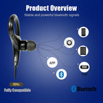 Tai nghe Bluetooth không dây AiWei BT-01 có mic, tai nghe thể thao móc tai