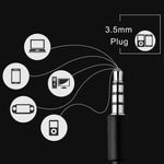 Tai nghe có dây 3.5mm rảnh tay, tai nghe nhét tai earbuds có mic cho Xiomi iPhone MP3 Laptop