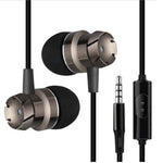 Tai nghe có dây 3.5mm rảnh tay, tai nghe nhét tai earbuds có mic cho Xiomi iPhone MP3 Laptop