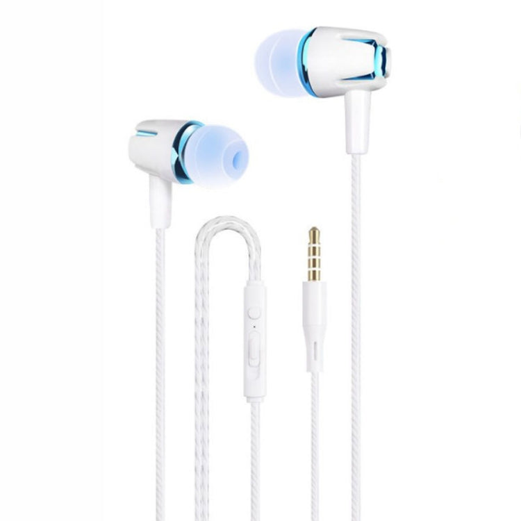 Tai nghe có dây 3.5mm earbuds âm thanh stereo, tai nghe kim loại bass có mic cho điện thoại thông minh