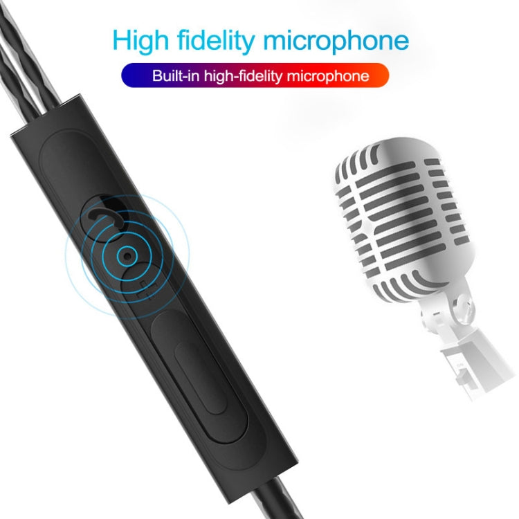 Tai nghe có dây 3.5mm earbuds âm thanh stereo, tai nghe kim loại bass có mic cho điện thoại thông minh
