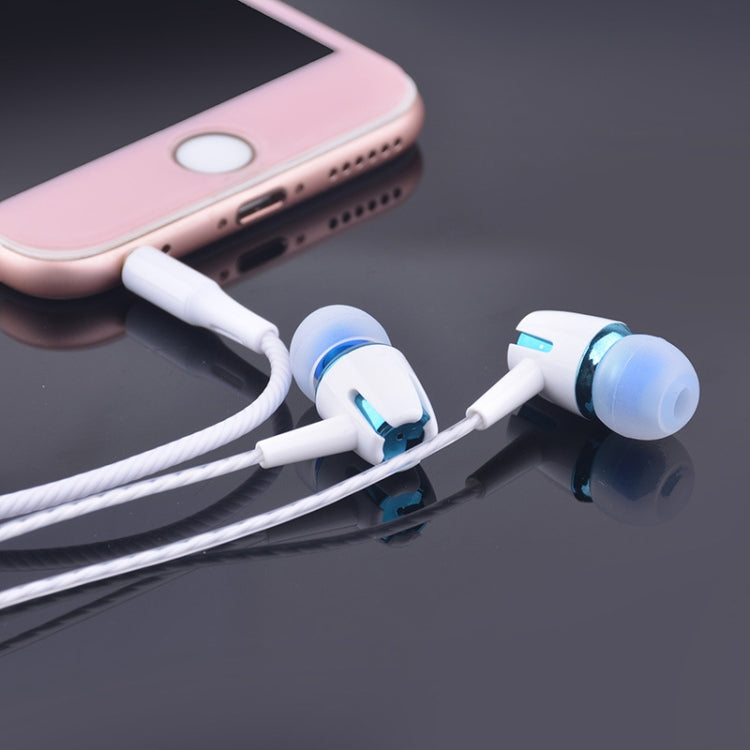 Tai nghe có dây 3.5mm earbuds âm thanh stereo, tai nghe kim loại bass có mic cho điện thoại thông minh