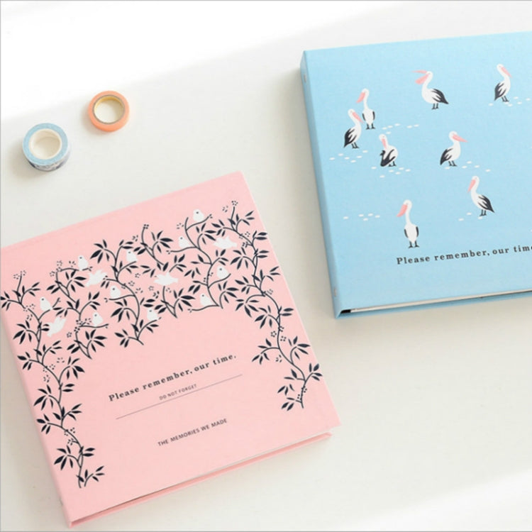 Album ảnh tự dán DIY, He Finch, Pelican, Lê vàng, Hồng hạc hồng