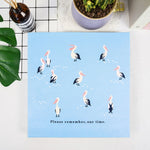 Album ảnh tự dán DIY, He Finch, Pelican, Lê vàng, Hồng hạc hồng