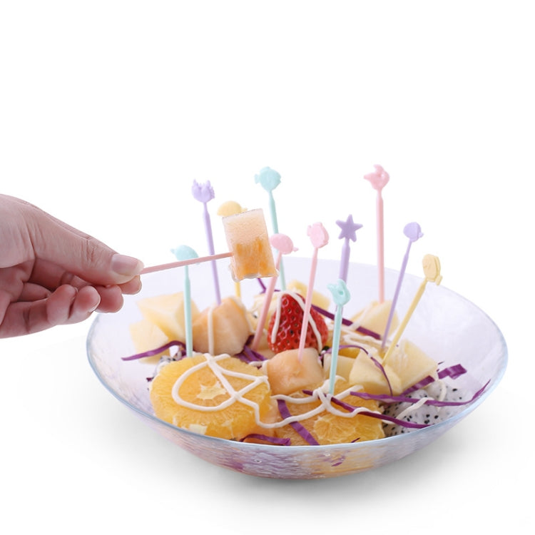 Dấu nĩa bánh trái cây hoạt hình động vật sáng tạo, giao màu ngẫu nhiên