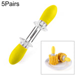 5 đôi nĩa ngô inox ngoài trời cho BBQ, nĩa trái cây, dụng cụ ngô